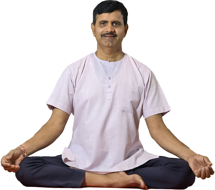 Kamal Kishor in meditation